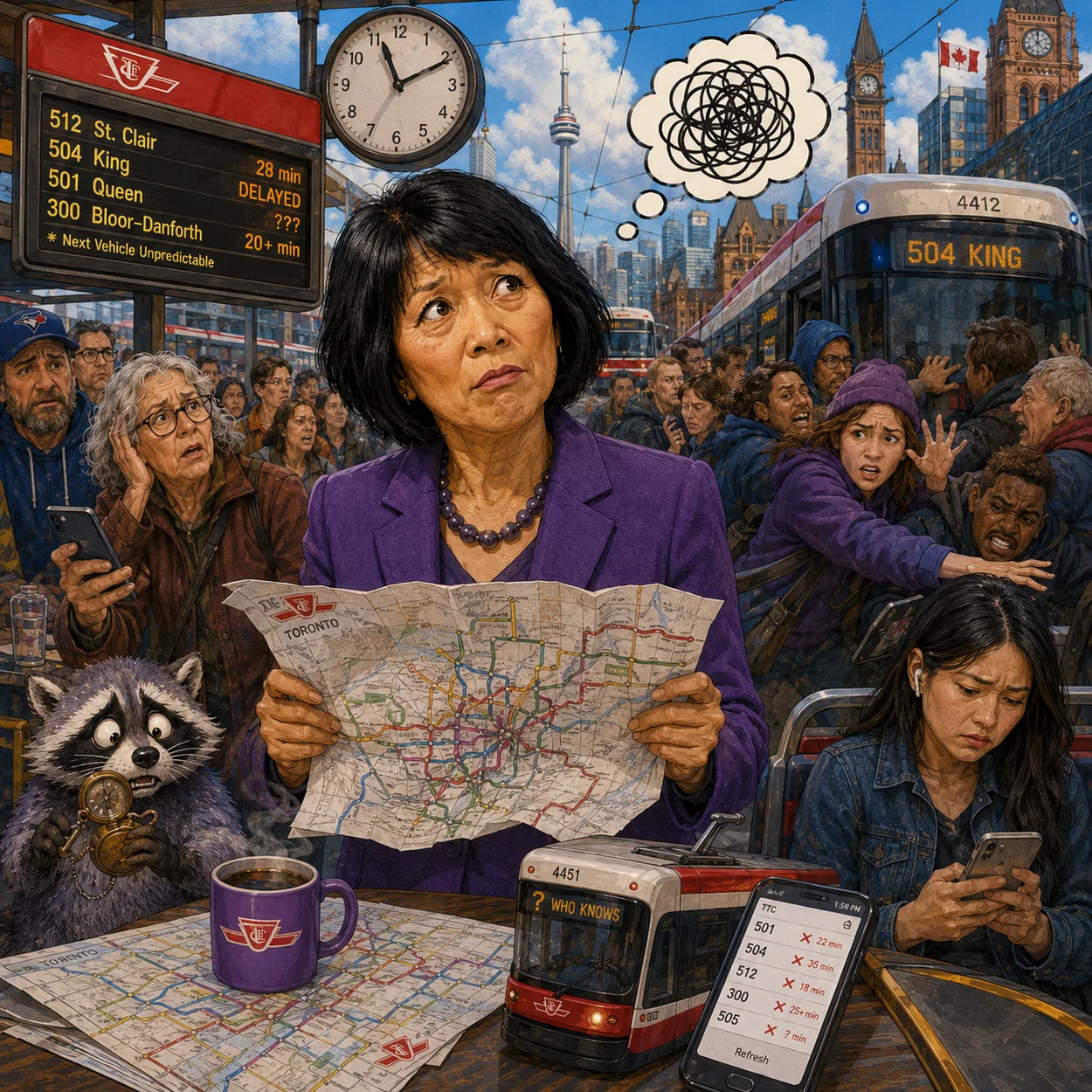 Editorial transit illustration